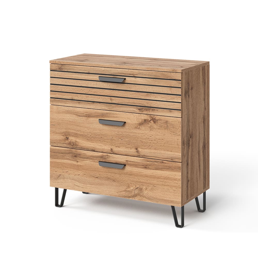 Commode avec 3 tiroirs - wotan