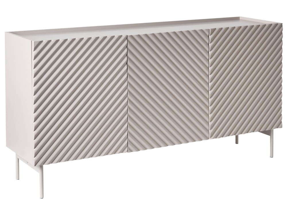 commode 3 portes beige