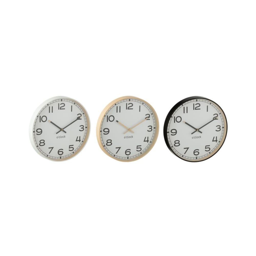 Pack de 3 horloges murale