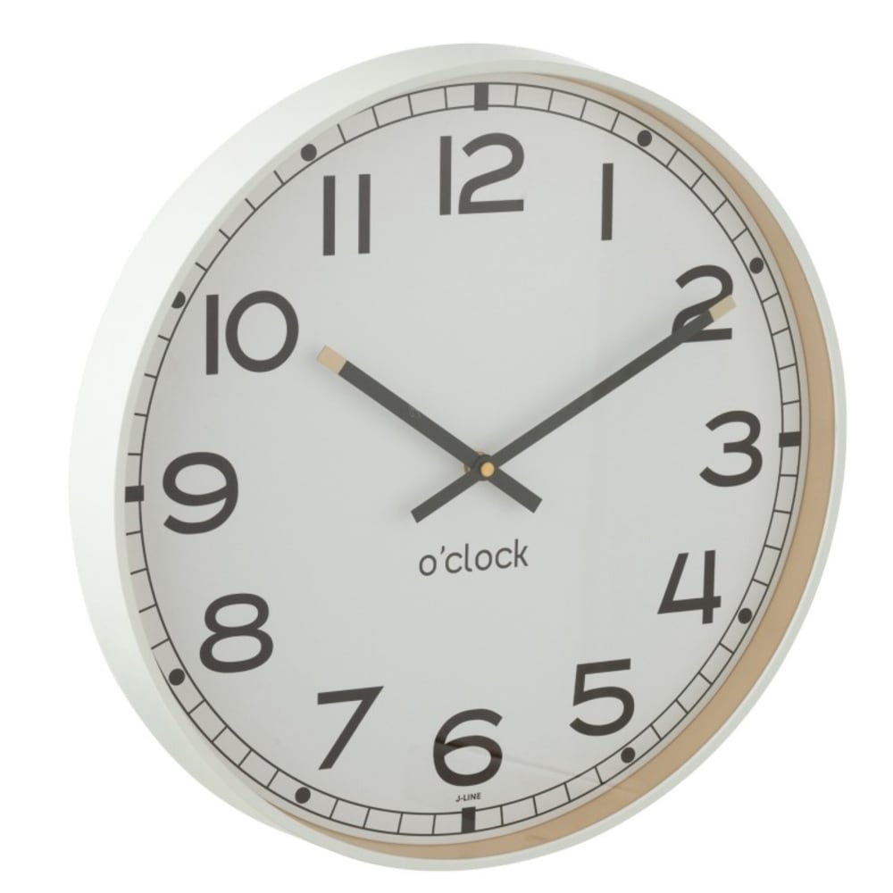 Pack de 3 horloges murale en plastique multicolore 30x30x4 cm — vue 3