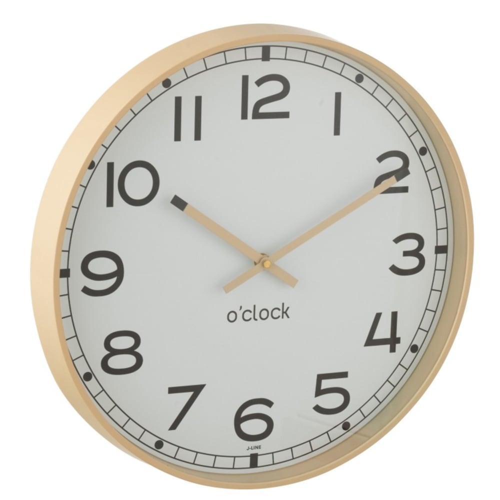 Pack de 3 horloges murale en plastique multicolore 30x30x4 cm — vue 4