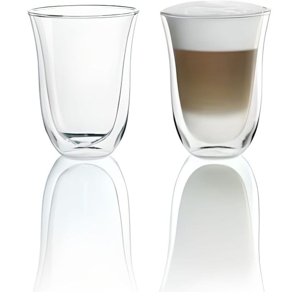 2 tasses latte macchiato - delonghi - contenance 22 cl 2 tasses latte macchiato - delonghi - contenance 22 cl