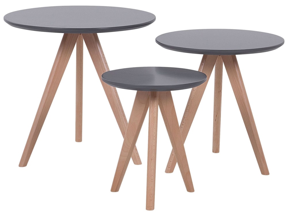 Lot de 3 tables basses