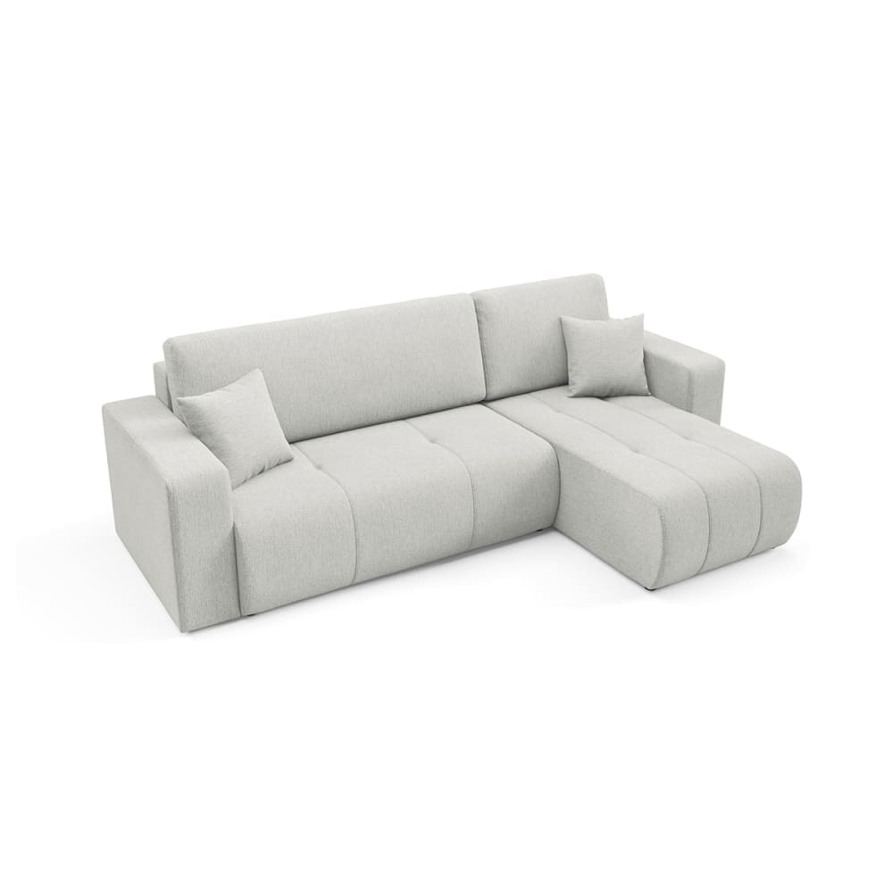 Canapé d'angle réversible - convertible gris