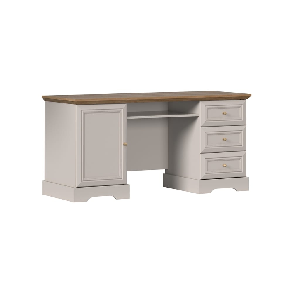 bureau 1 porte 3 tiroirs