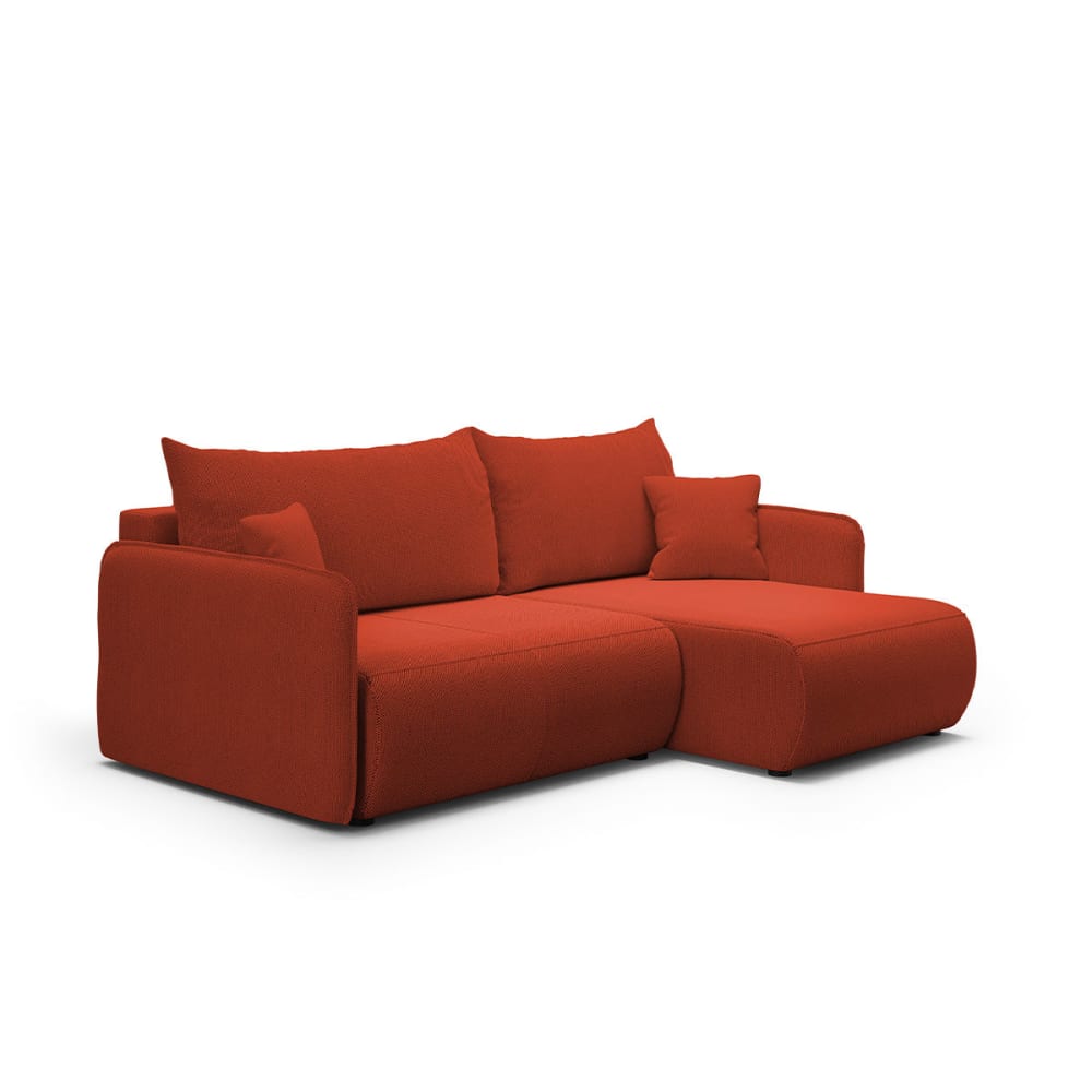 Canapé d'angle réversible bois de pin rouge