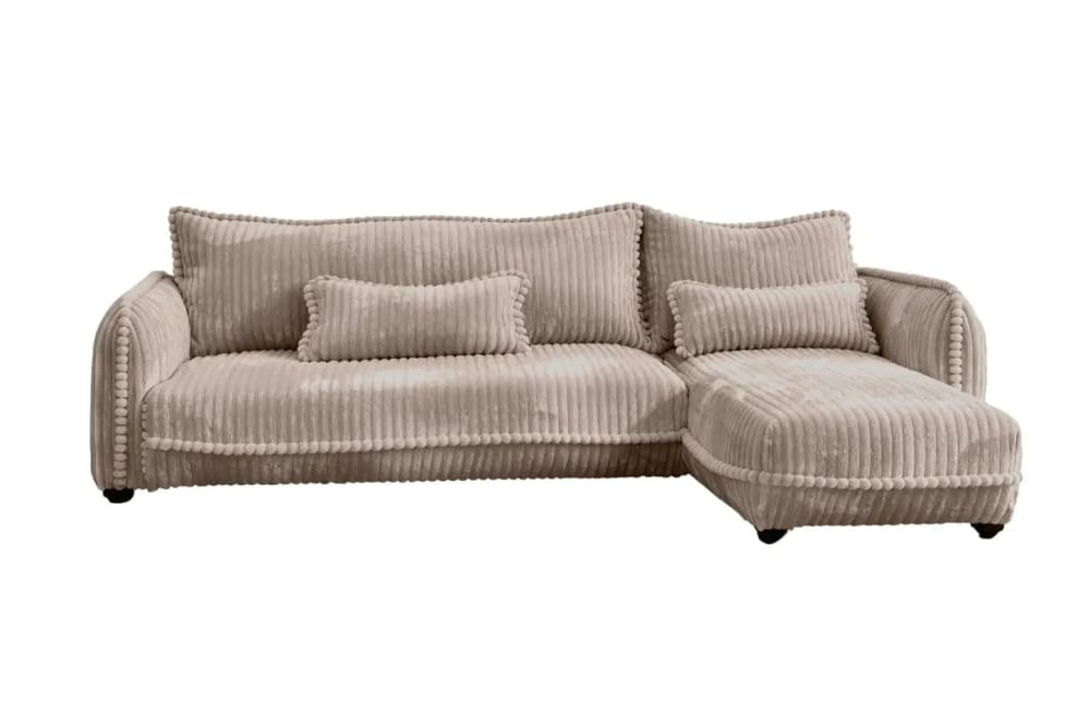 Canapé d'angle velours