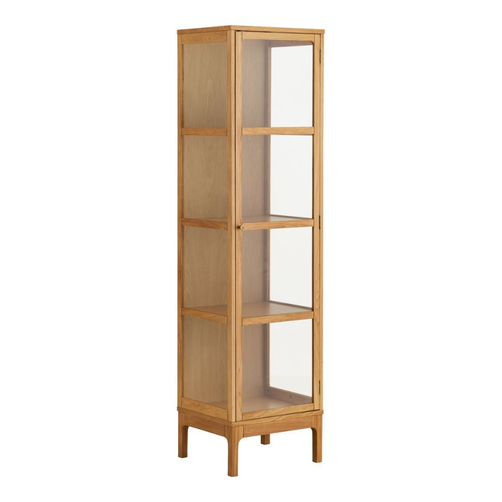 Vitrine 1 porte 3 étagères