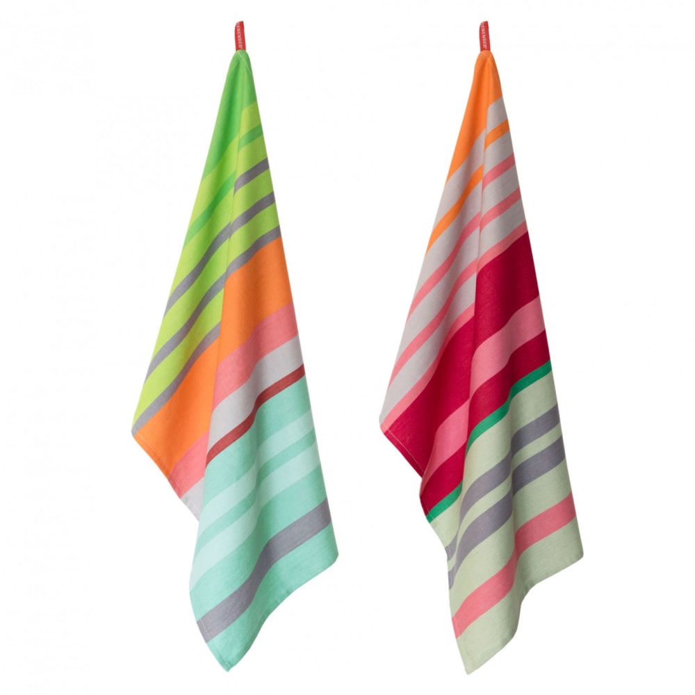 Lot de 2 torchons en coton