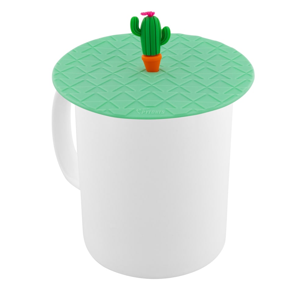 Couvercle silicone pour mug  jaune silicone 10 x  3 cm x 3 cm