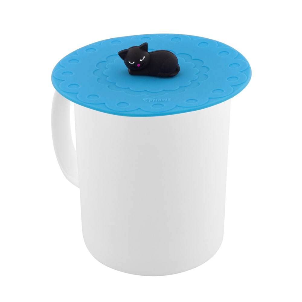 Couvercle silicone pour mug  bleu silicone 10 x  3 cm x 3 cm