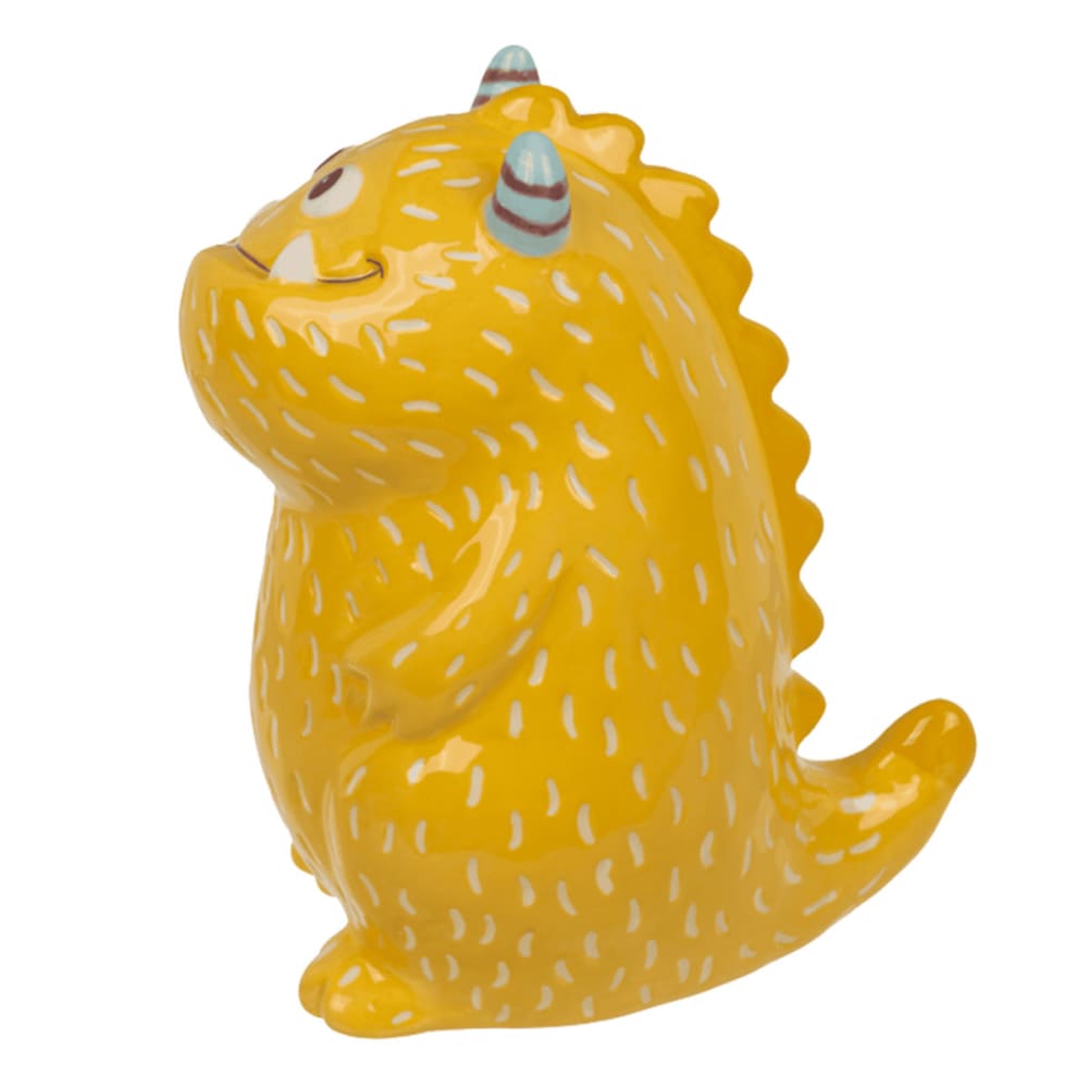 Tirelire monstre jaune — vue 3