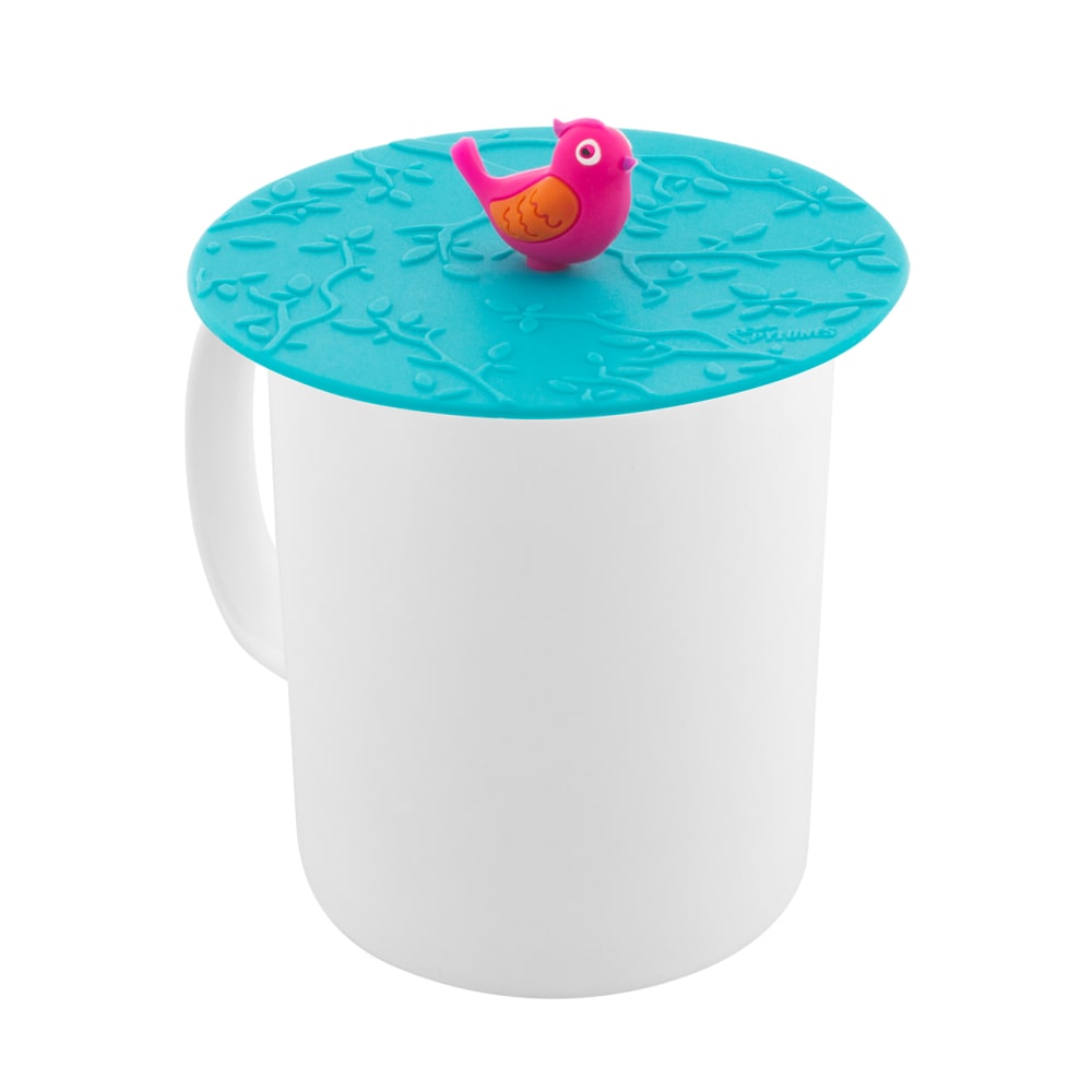 Couvercle silicone pour mug  bleu silicone 10 x  3 cm x 3 cm