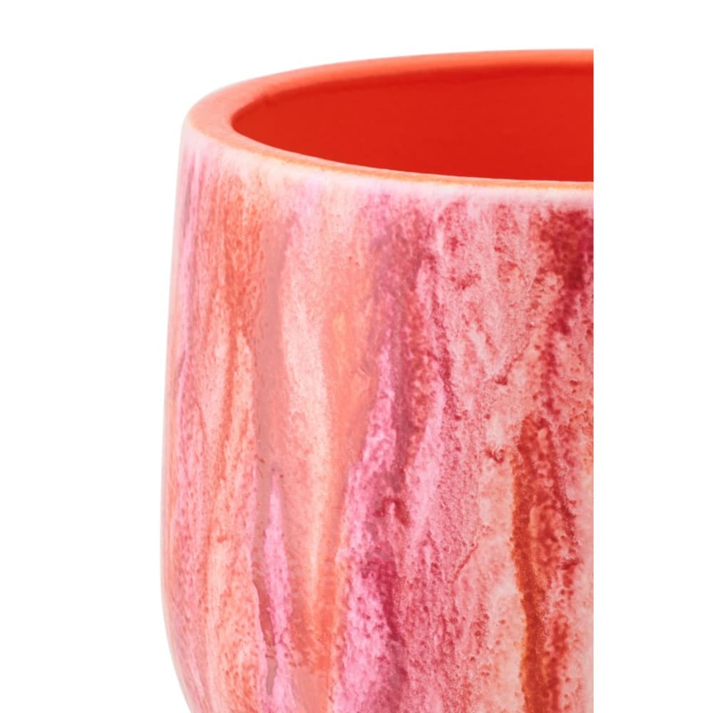 Cache-pot en céramique multicouleur 16x16x14 cm — vue 3