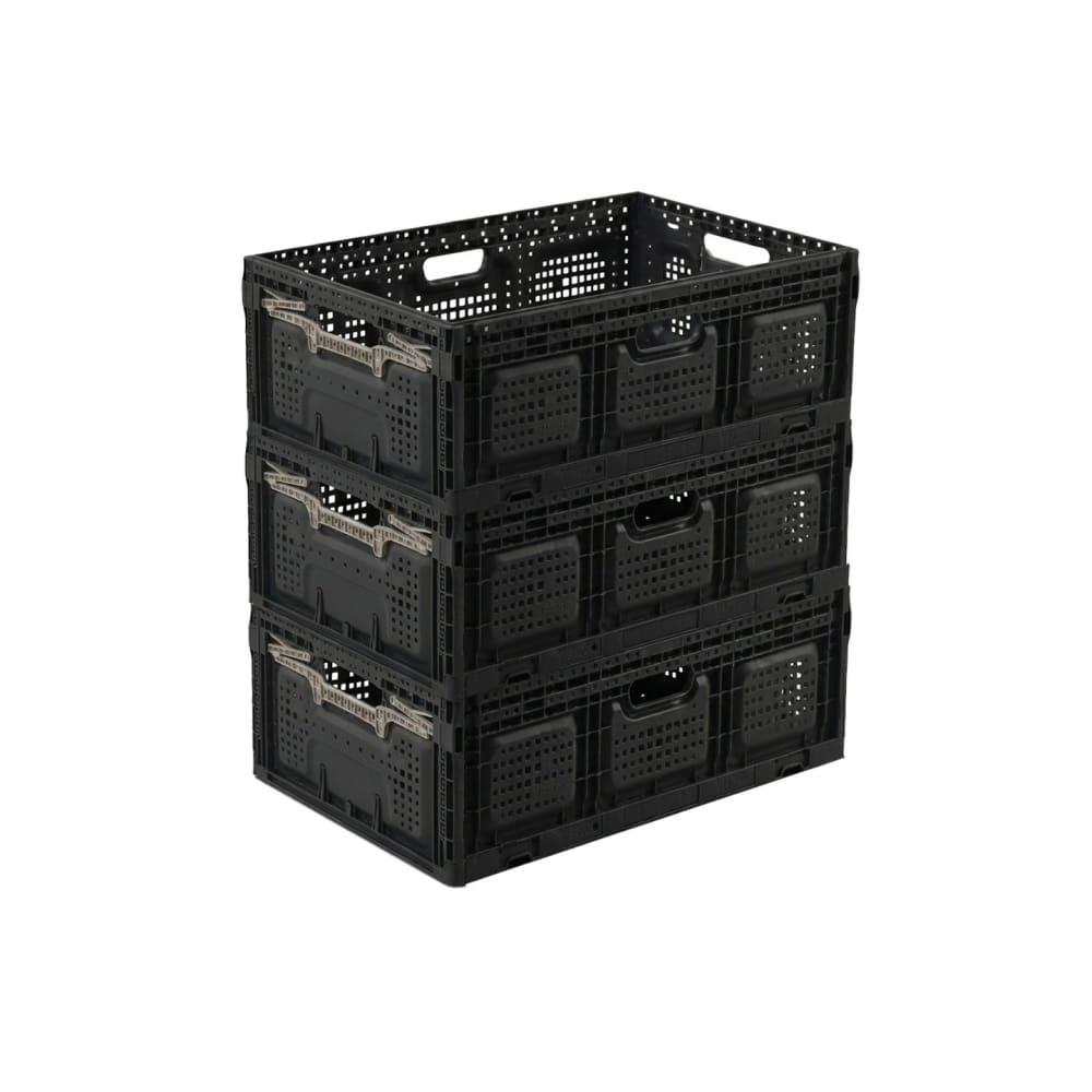 Lot 3 bacs de rangement - plastique