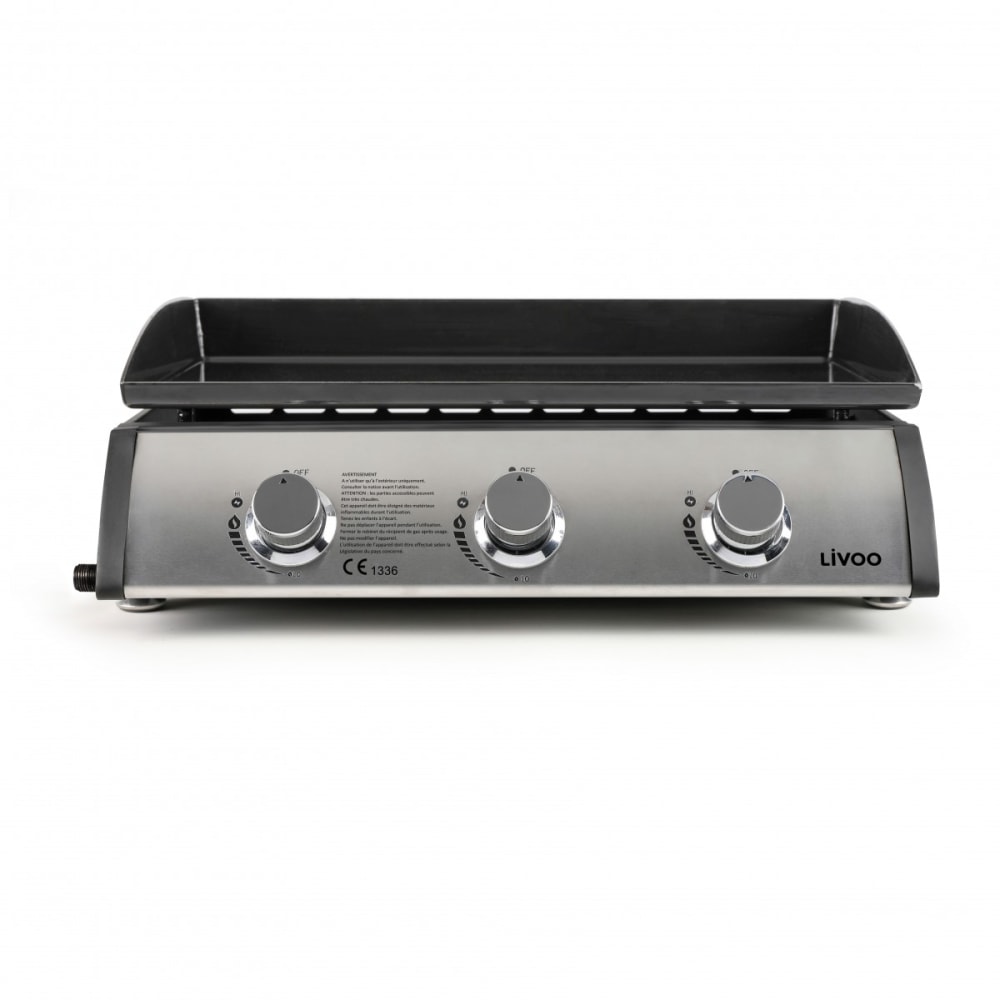 Plancha gaz 3 brûleurs