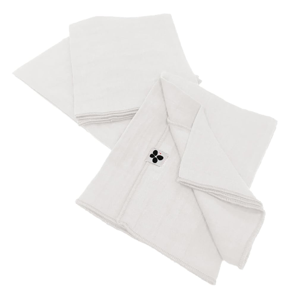 Lot  de 3 serviettes 40x40cm gaze de coton chantilly