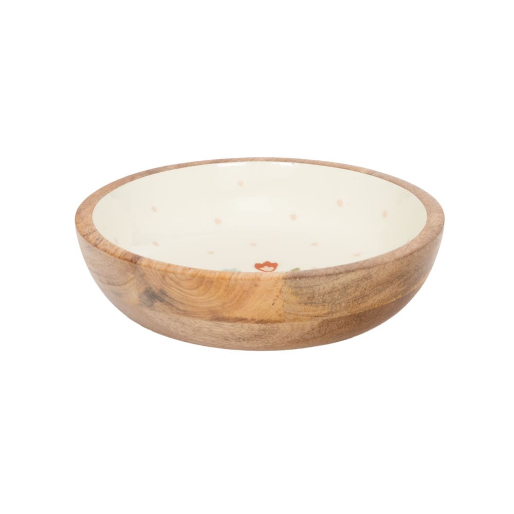 Bol  22 cm marron en bois de manguier