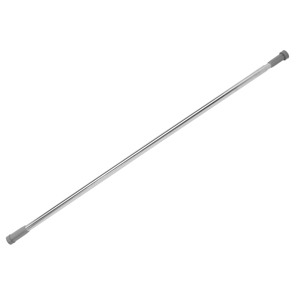 Tringle de douche extensible en inox gris 3 x 3