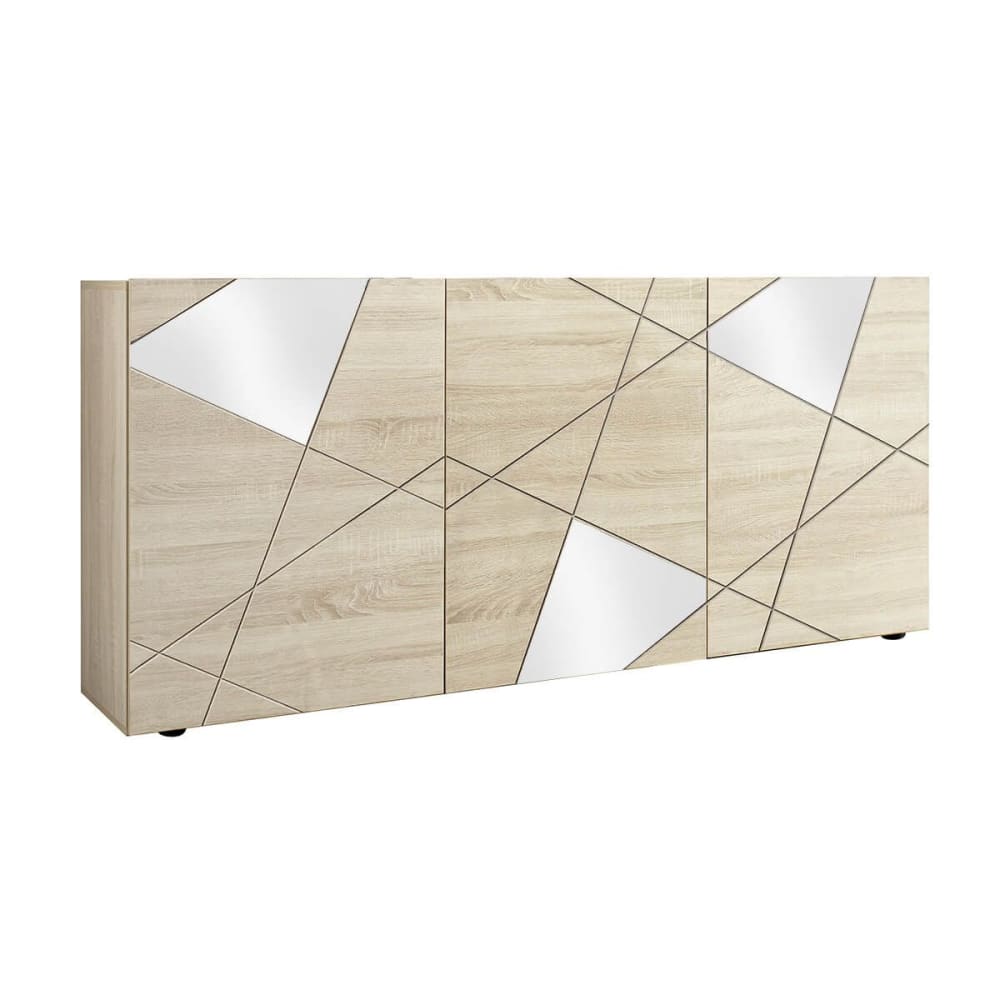 Buffet  3 portes finition - miroirs