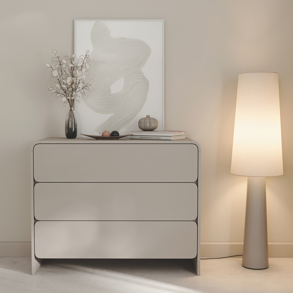 Kommode 3-schubladig, Kaschmir, 100cm - Maisons Du Monde