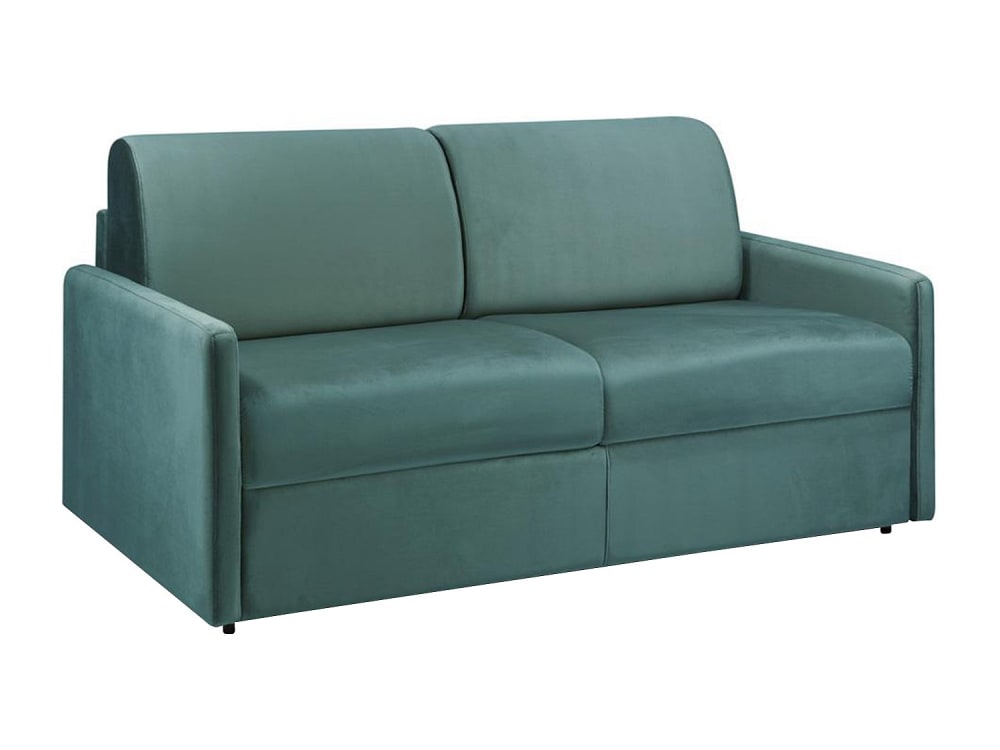 Canapé convertible velours - vert