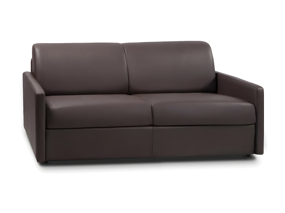 Canapé convertible simili - cuir