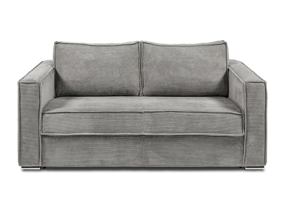 Canapé convertible velours - clair