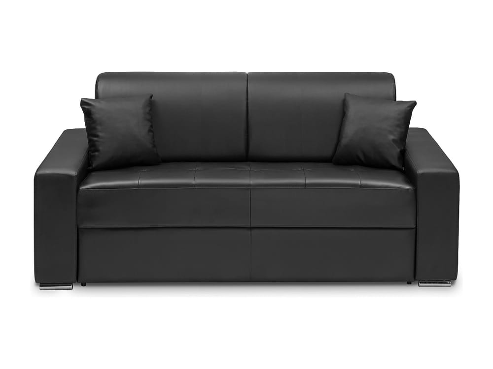 Canapé convertible simili - cuir