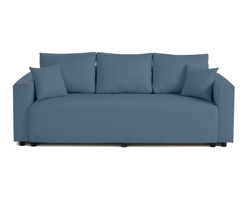 Canapé droit convertible - ardoise