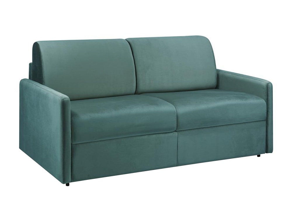 Canapé convertible velours - vert