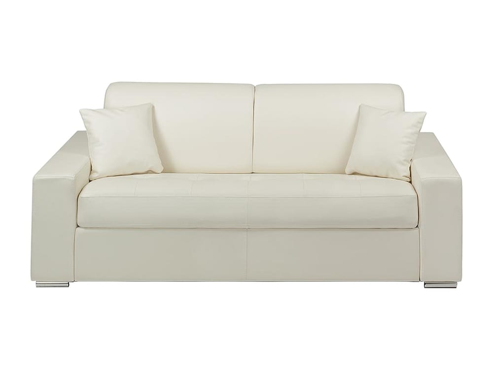 Canapé convertible simili - cuir