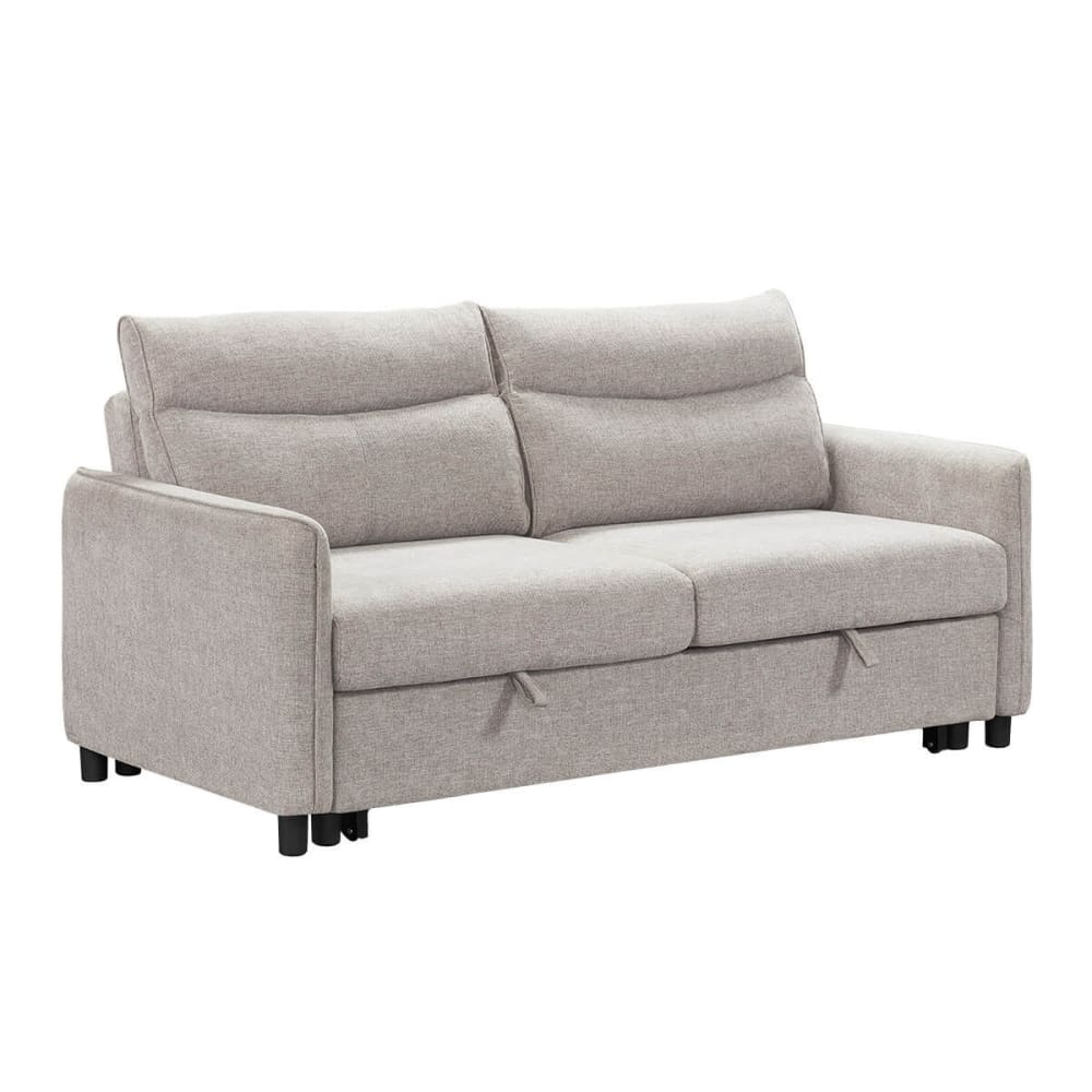 Canapé  3 places convertible - gris perle
