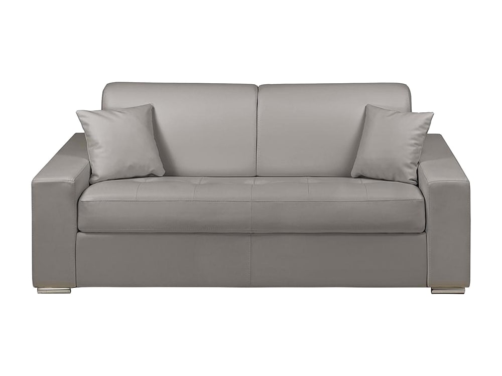 Canapé convertible simili - cuir