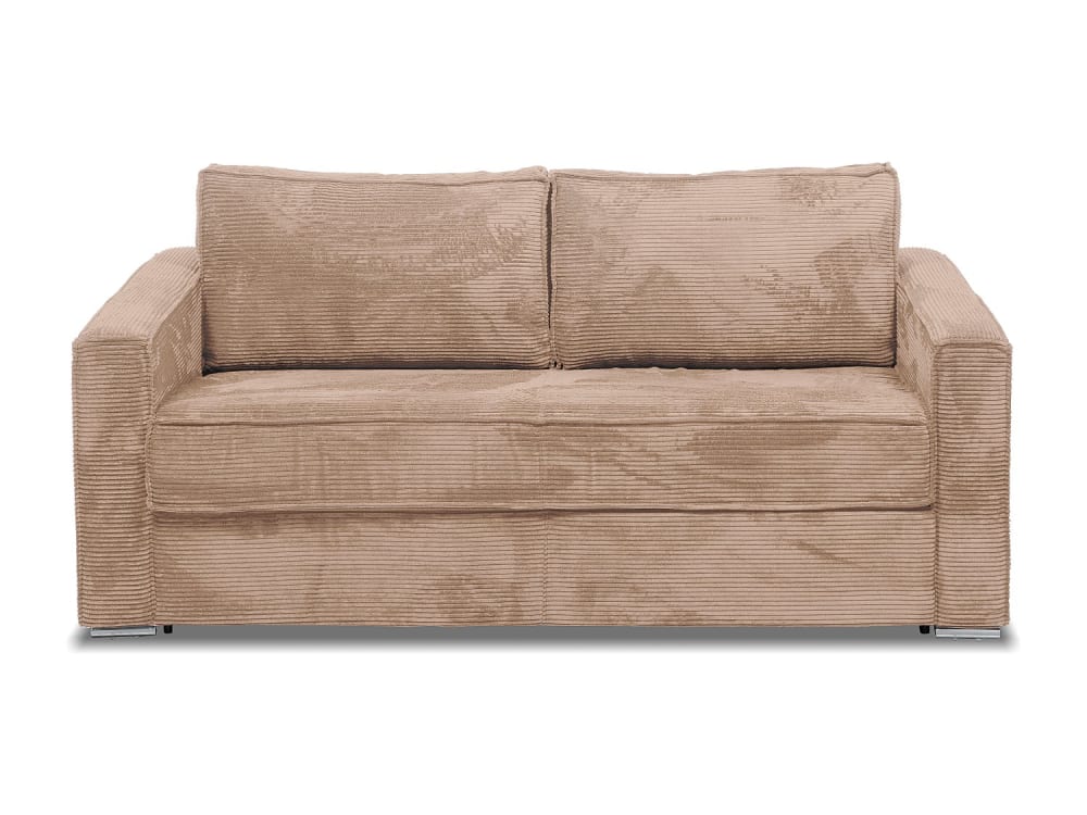 Canapé convertible velours 3 places taupe}