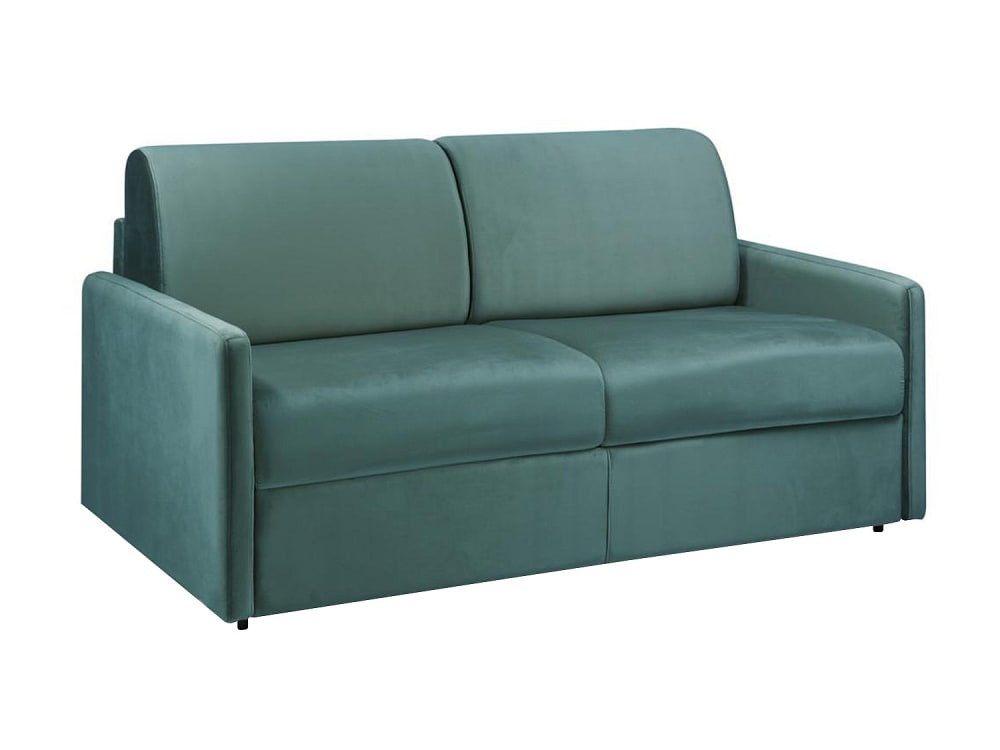 Canapé convertible velours - vert