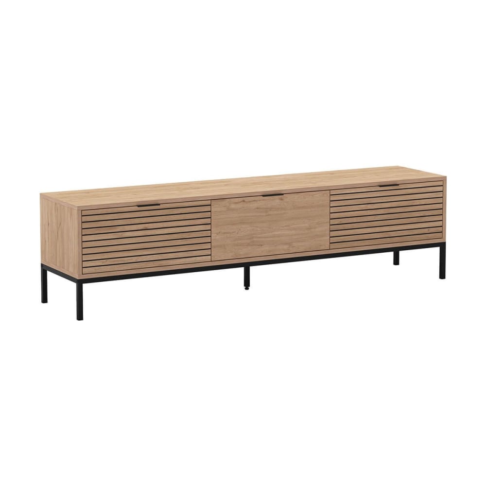 Meuble  tv 180cm 3 tiroirs - aspect