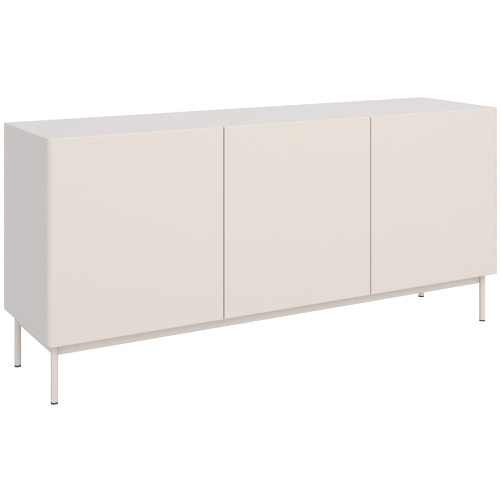 Selsey TV-Board 3-türig hoch, Kaschmir, 160cm style modern Taupe Spanplatte