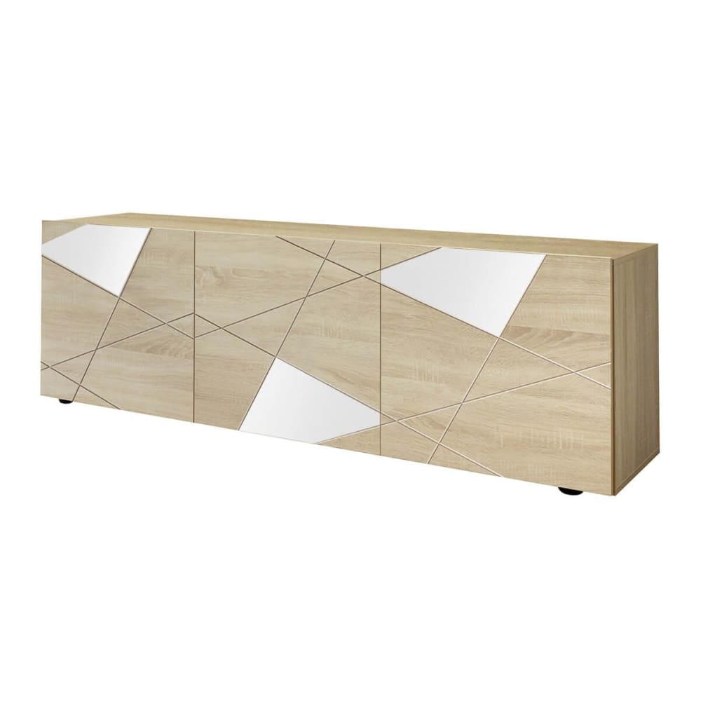 Meuble  tv 3 portes finition - miroirs