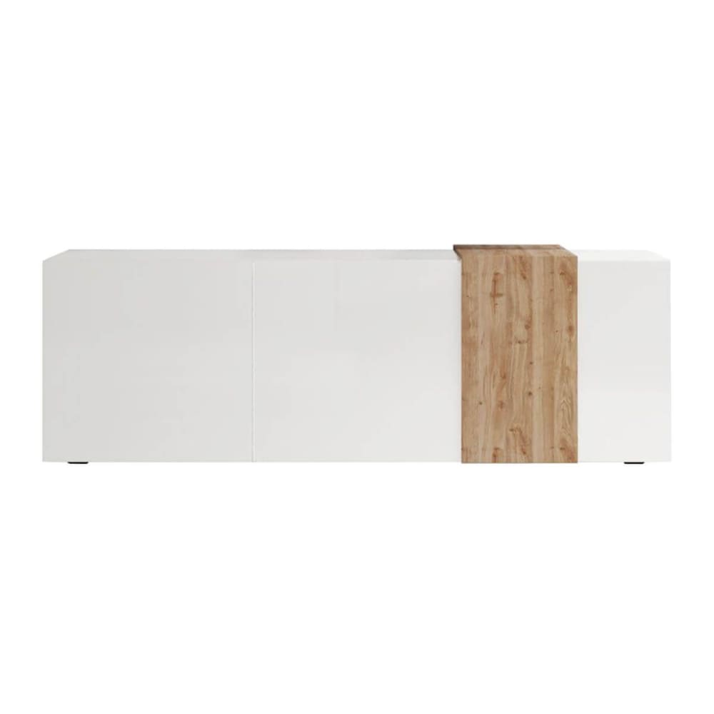 Meuble  tv 3 portes laqué