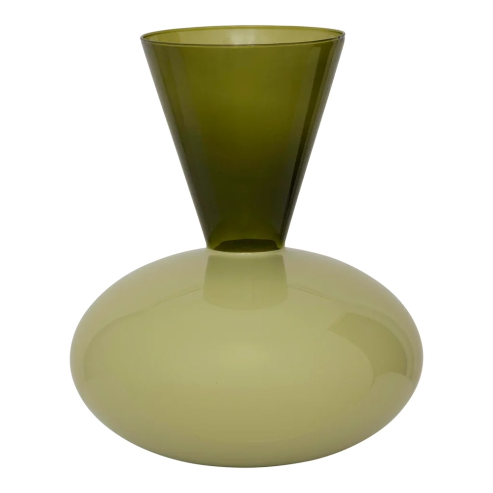 Urban Nature Culture Vase aus Glas grün Ø 27 * 32 cm - Glas