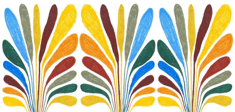 Papier peint les vivaces - présences, couleurs 375 x 250cm — vue 3