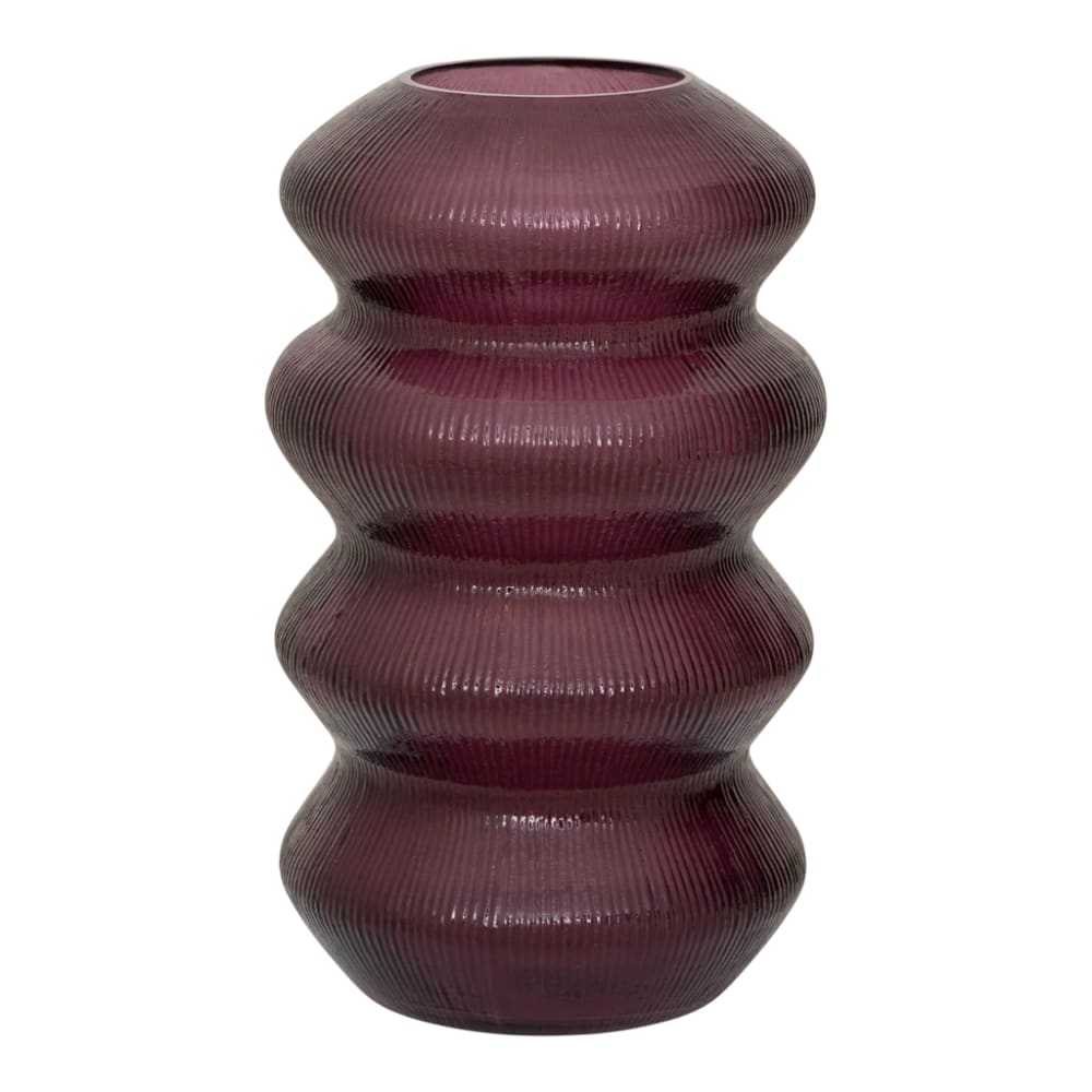 Urban Nature Culture Vase aus Glas violett 15.5 * 29 cm - Glas