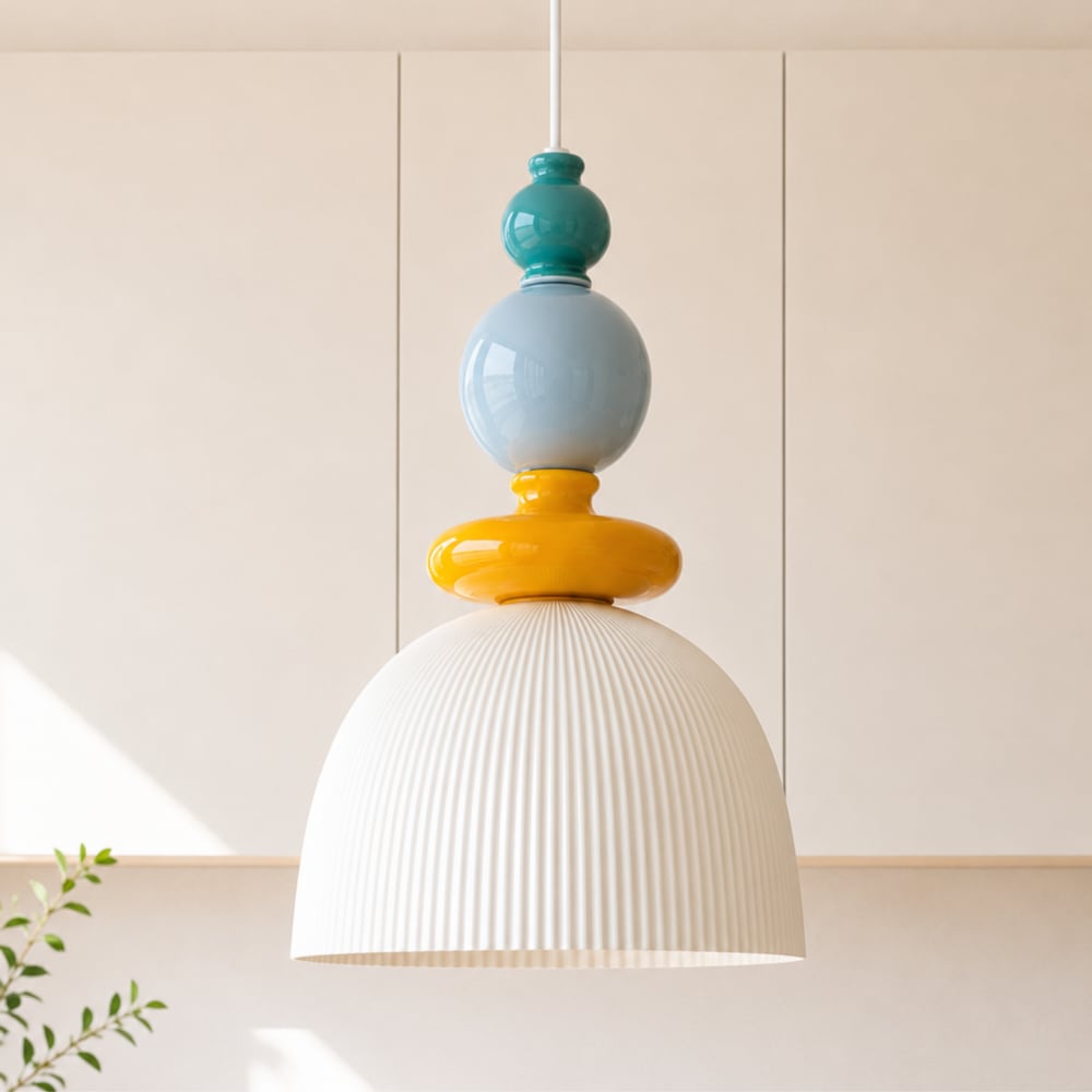 Mehrfarbige Keramikaufhängung D24,2 cm - Maisons Du Monde