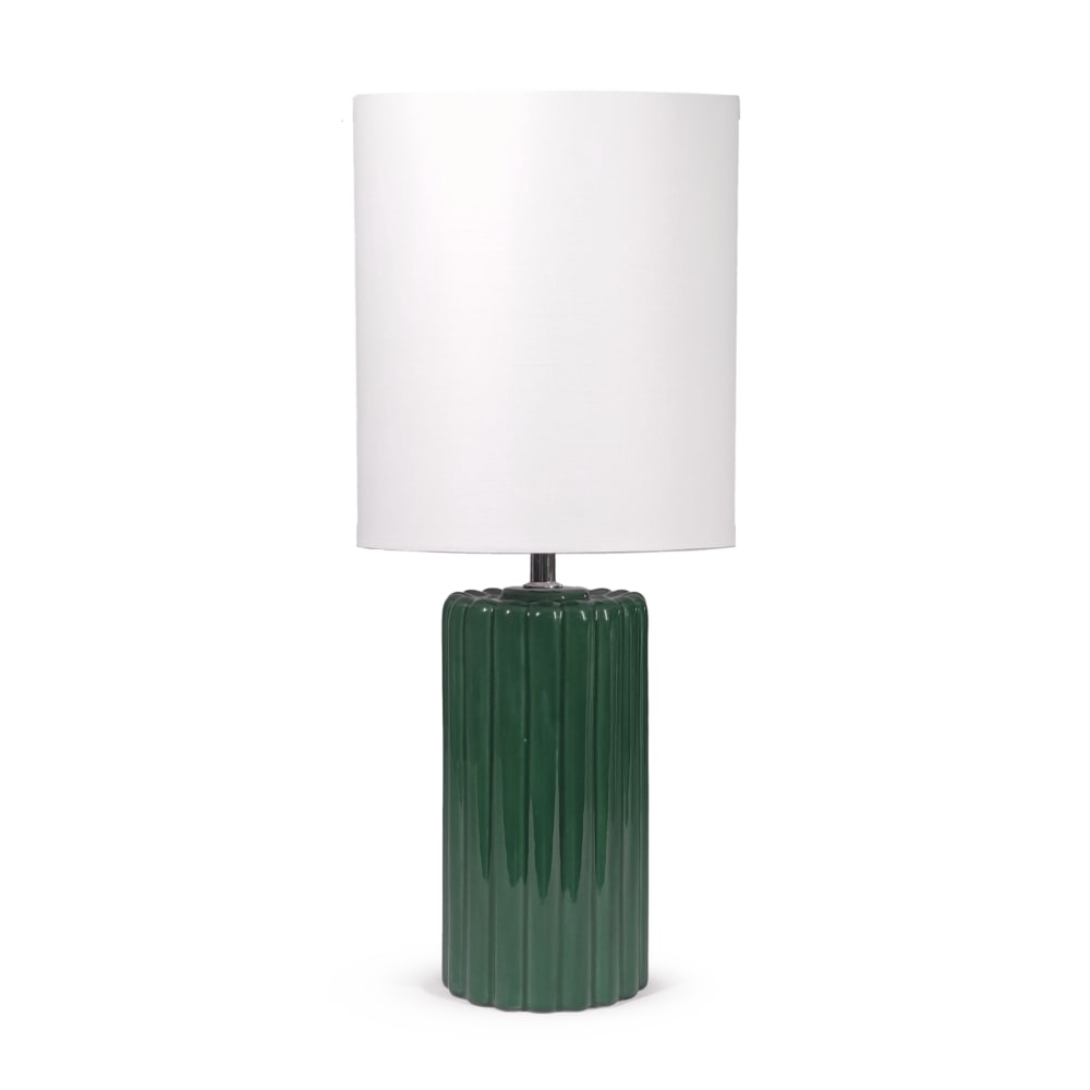 Lampe à poser en céramique verte — vue 3