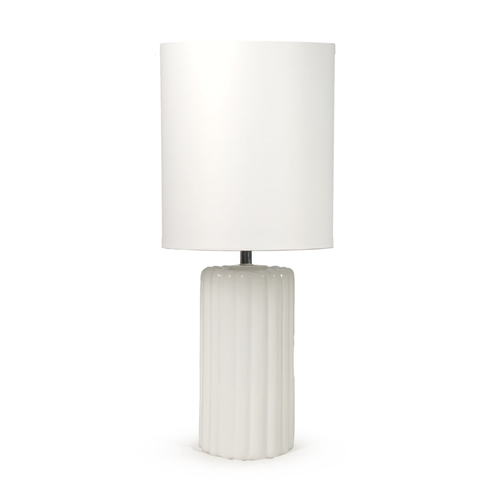 Lampe à poser en céramique blanche — vue 3