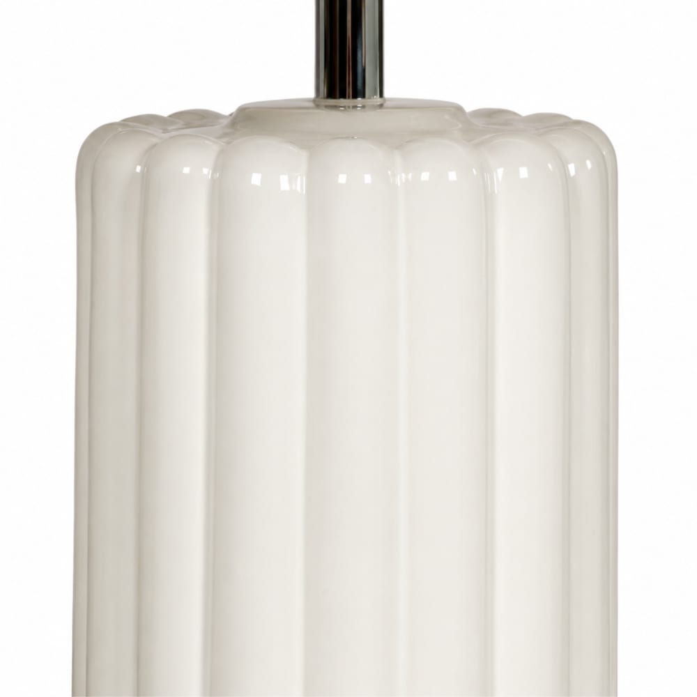 Lampe à poser en céramique blanche — vue 4