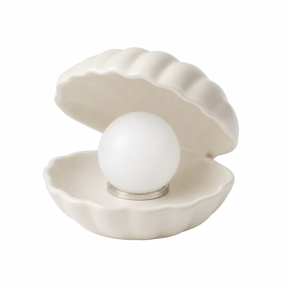 Lampe à poser en céramique blanche — vue 4