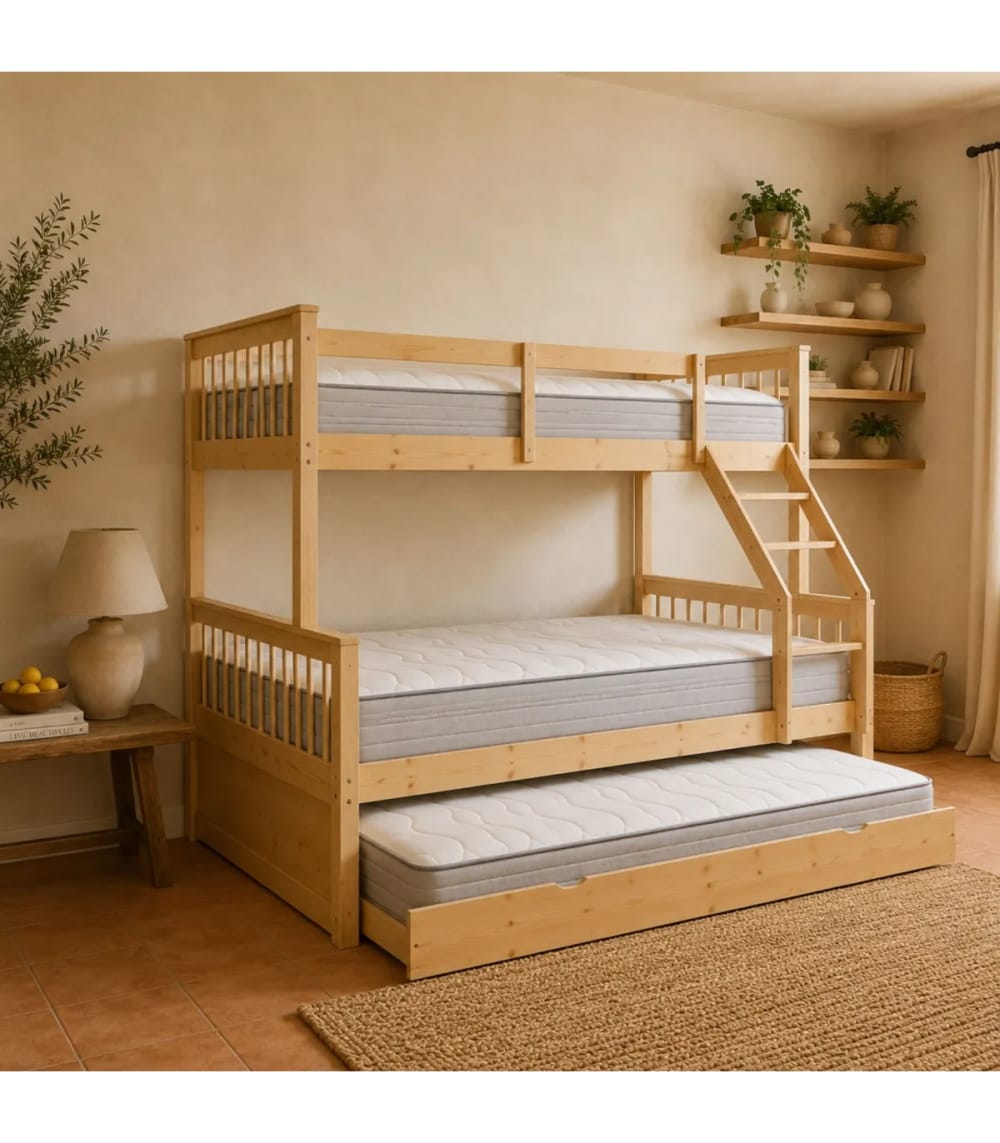 Matelas set de 3 135x190x18/90x190x15/90x190x15 (MueMue) - Image 1