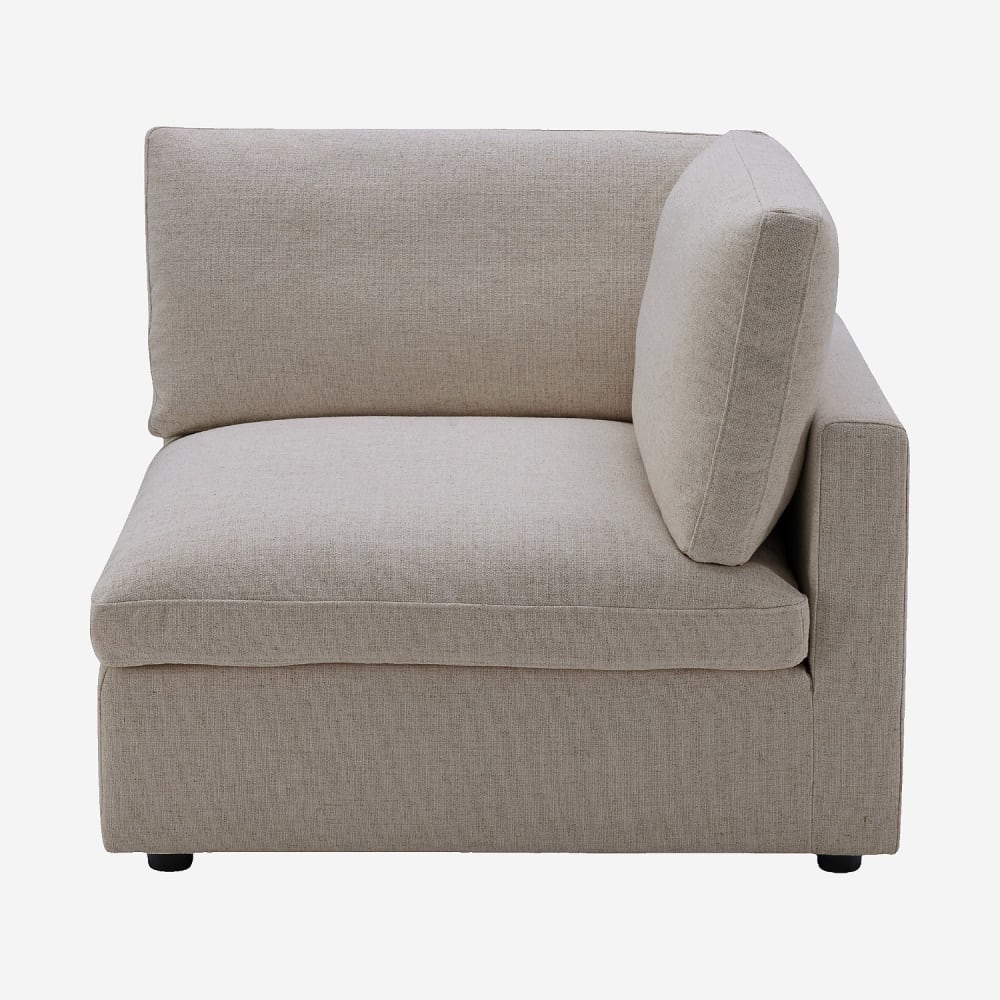 fauteuil d'angle en tissu